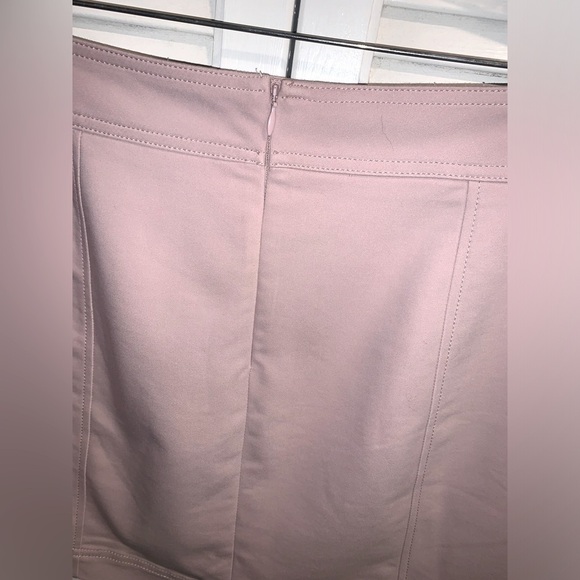 Express Mini Skirt Muted Pink laced up Express women’s size 10 - Picture 4 of 4